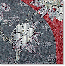 きもの生地デザイン／椿